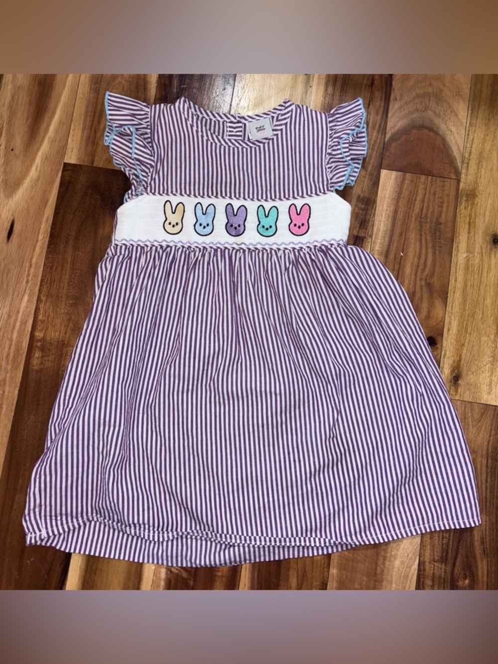 Easter Bunny “Peeps” Dress sz M (2T-3T)